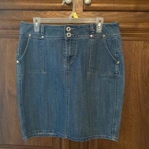 Baccini denim skirt